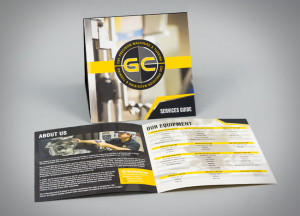 GC Machining company brochure design