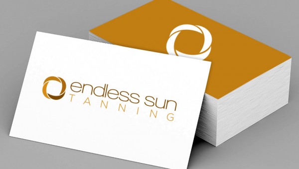 Endless Sun Tanning logo identity design