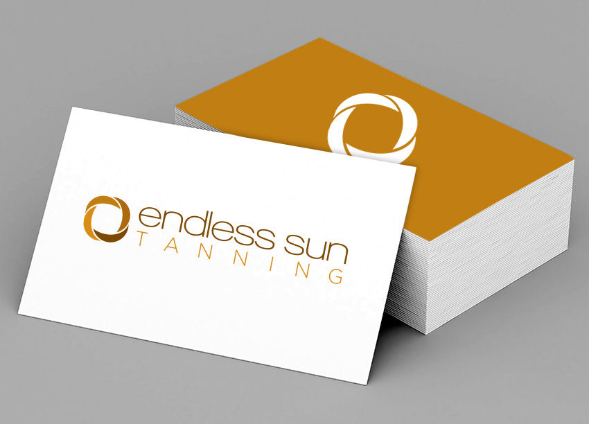 Endless Sun Tanning logo identity design